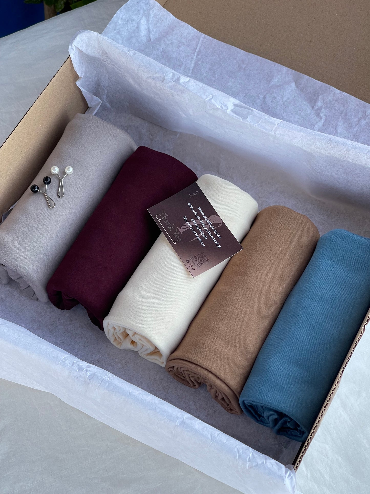 Lycra Normal Foulards - 5 Pieces | فولارات ليكرا نورمال - 5 قطع