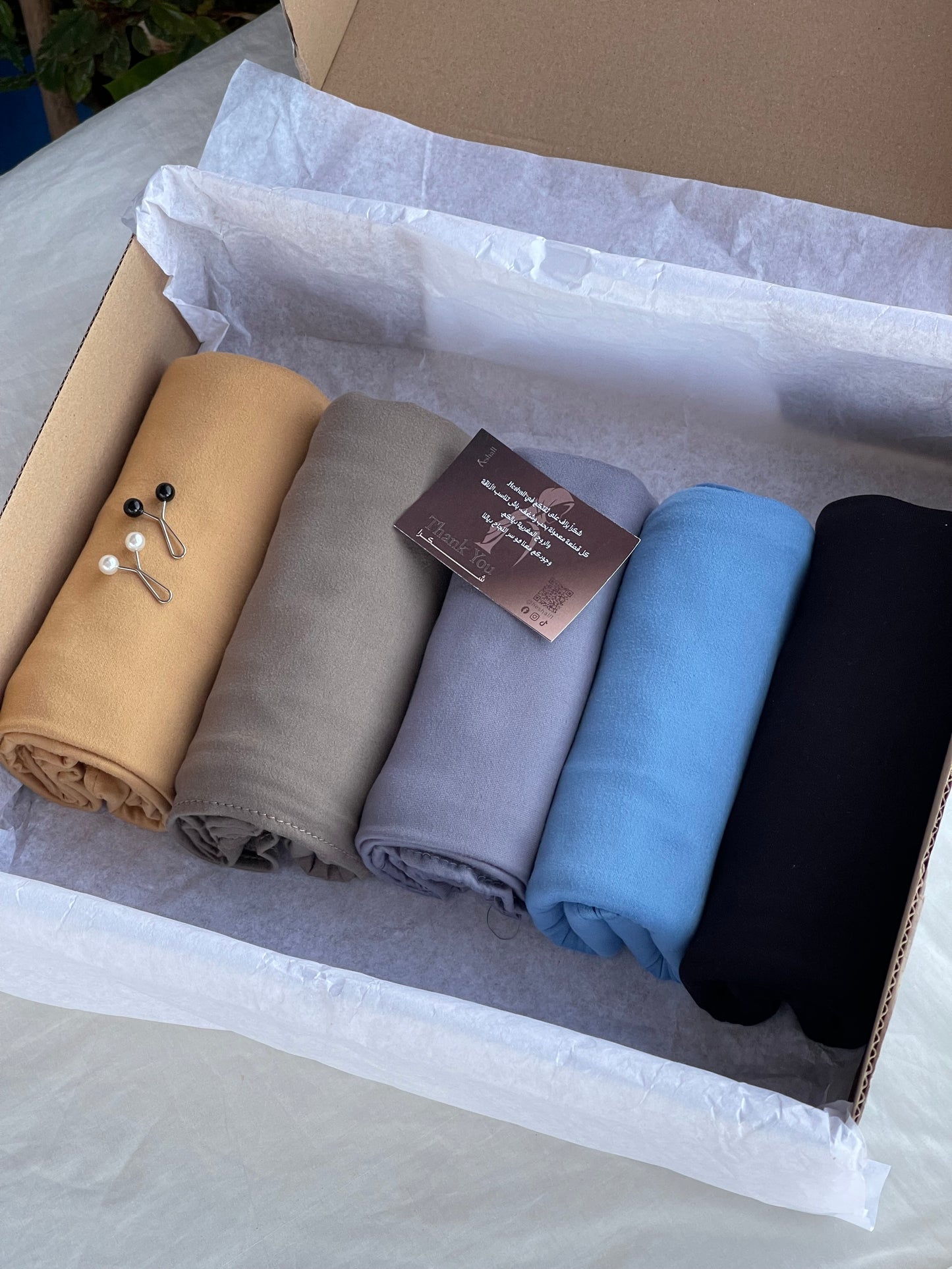 Lycra Normal Foulards - 5 Pieces | فولارات ليكرا نورمال - 5 قطع